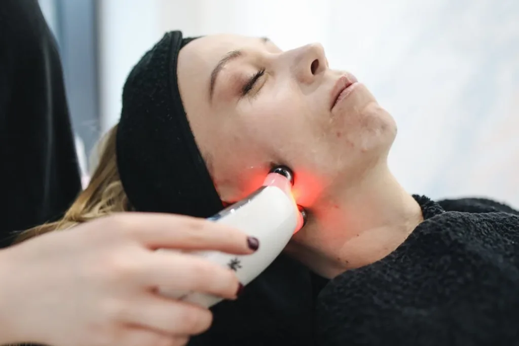 Dermatology consultation in a skin clinic