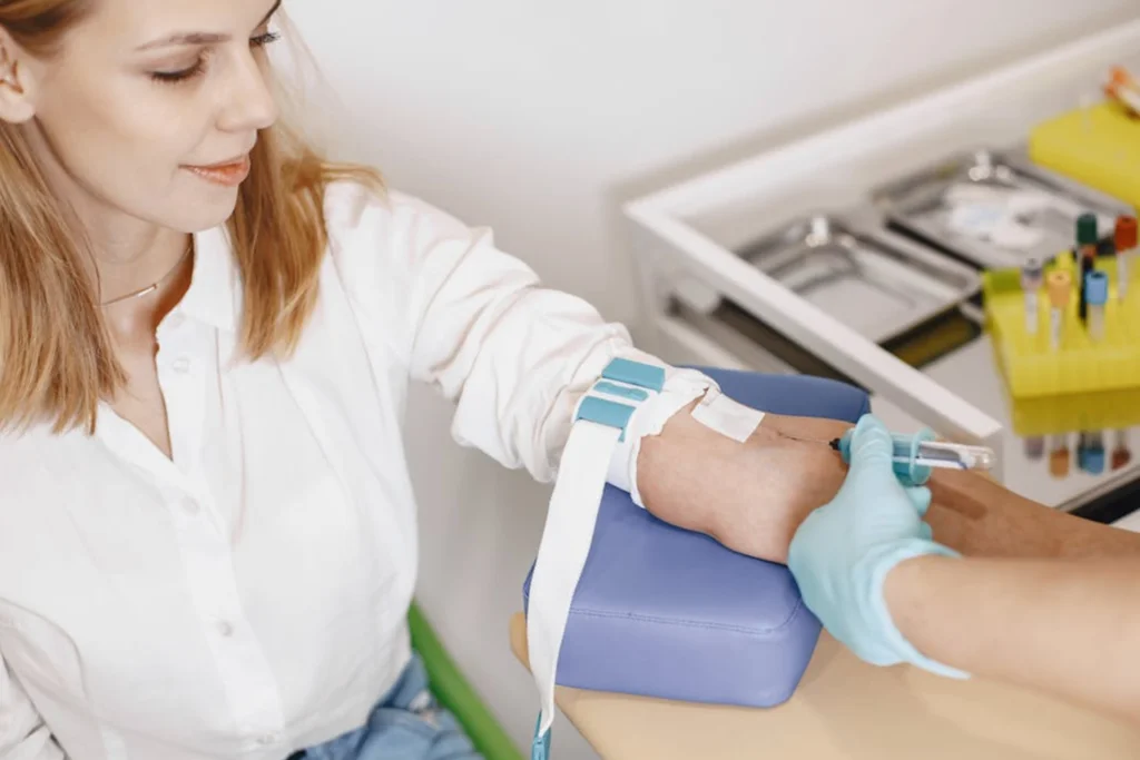Healthcare professional supporting a child's preventive care